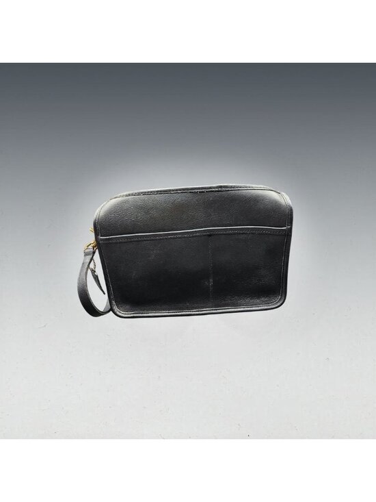 Coach Handbags - Vintage Coach Leatherware Black Leather Companion Crossbody Bag with Dust Bag